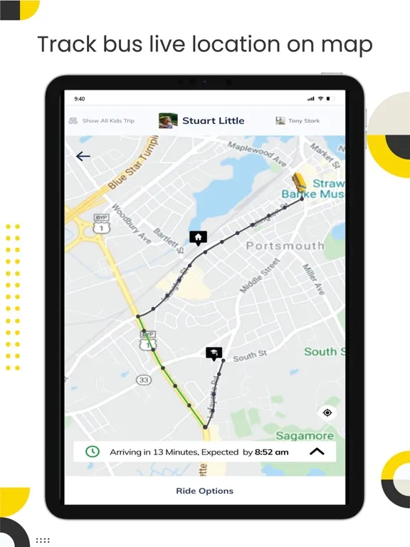 SafeBus Parents: Bus Tracking iPad  Ekran Görüntüleri