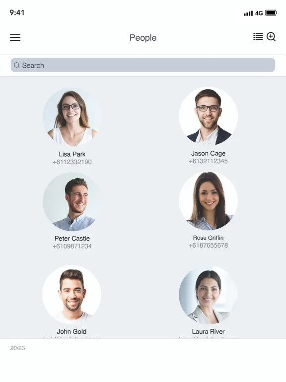 Capturas de pantalla de Safetrust Administrator iPad 
