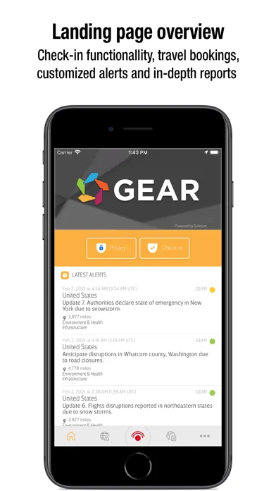 GEAR Tech Screenshots
