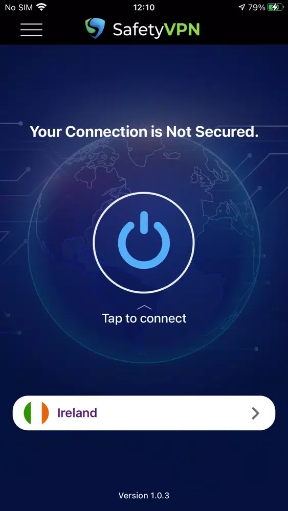 Capturas de pantalla de SafetyVPN