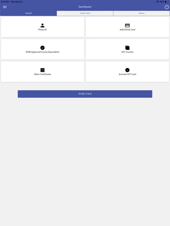 SST Card Tracker iPad 应用截图