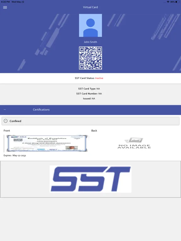 SST Card Tracker iPad 应用截图