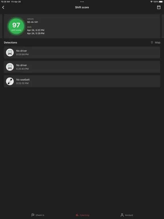 SN5 Drivers iPad  Screenshots