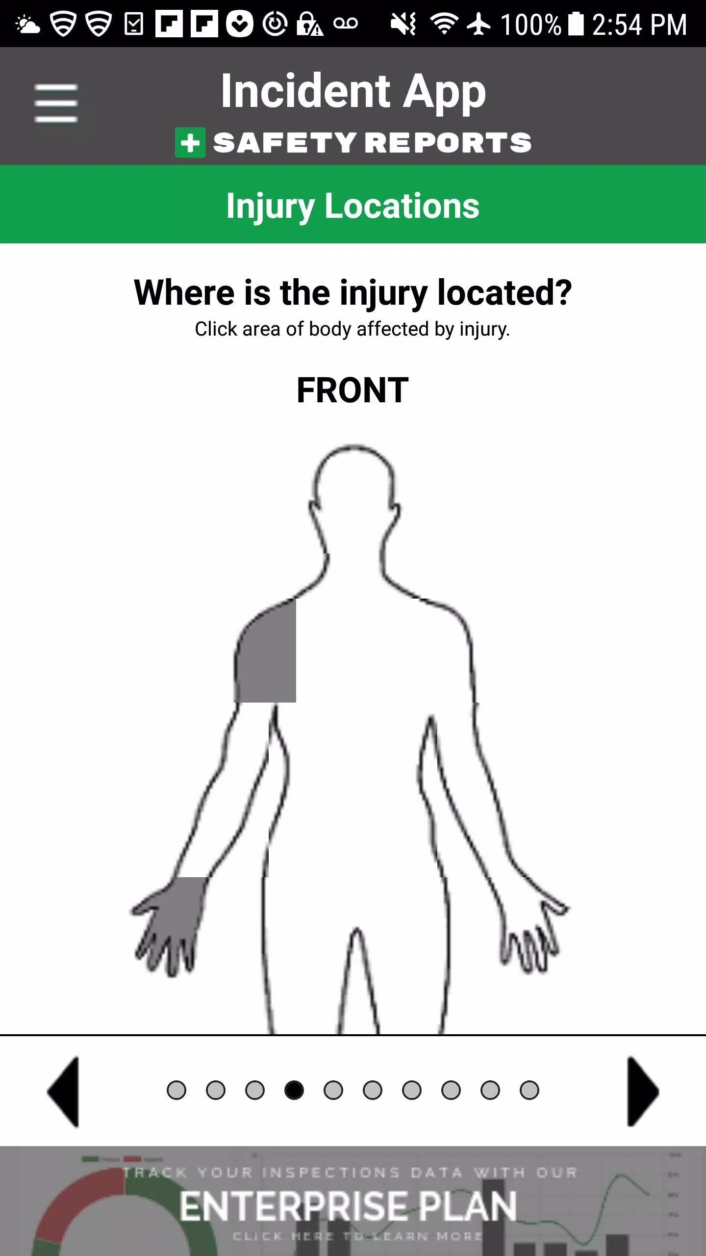 Safety Incident Reports | SR Screenshots