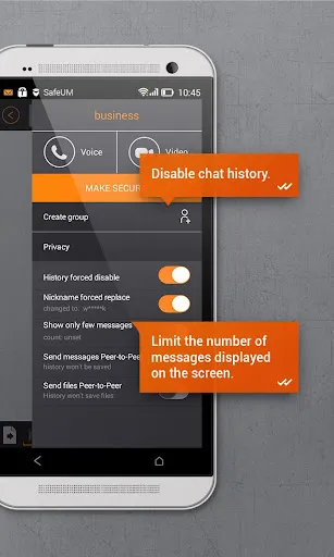 Secure messenger SafeUM应用截图