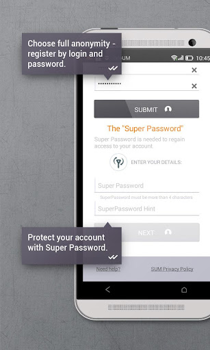 Secure messenger SafeUM Screenshots