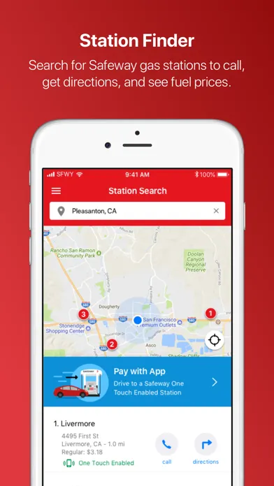 Safeway One Touch Fuel‪™‬ سکرین شاٹس