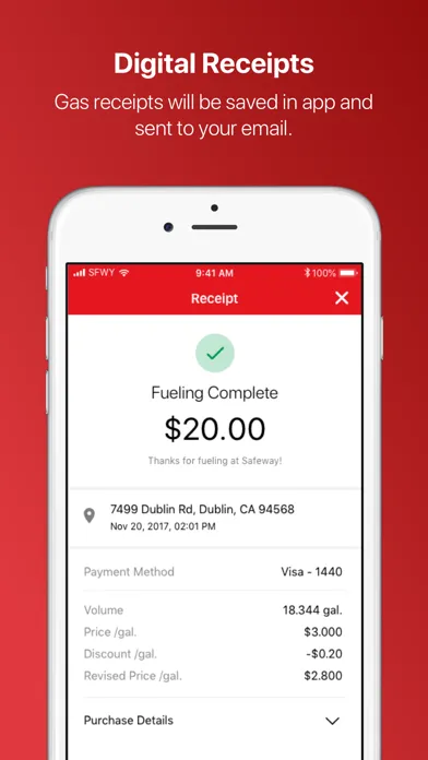 Safeway One Touch Fuel‪™‬ سکرین شاٹس