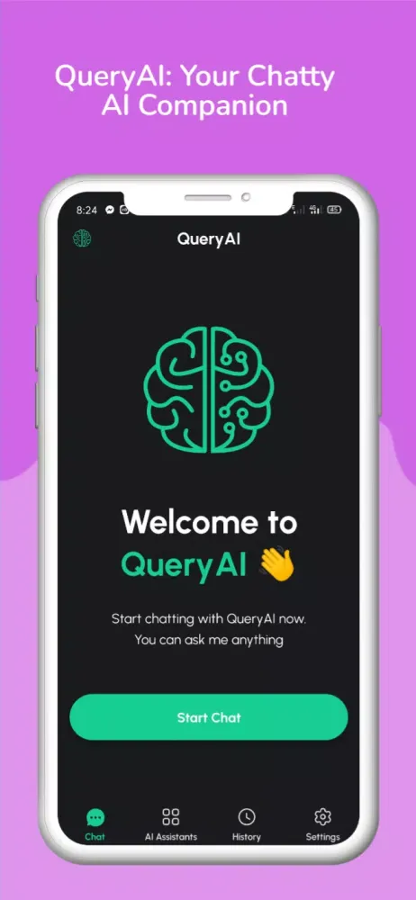 Screenshot di Query AI - Chat Bot