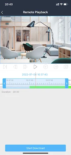 Capturas de tela do Safire smart