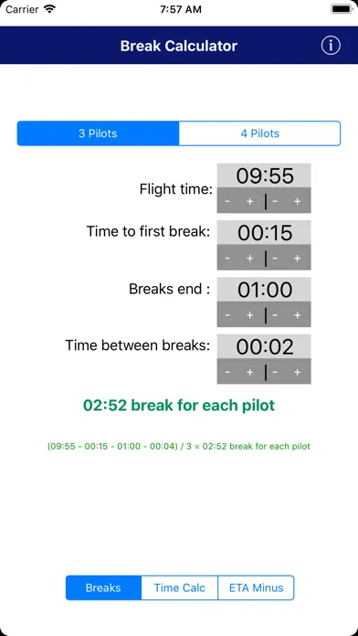 Ảnh chụp màn hình của Cockpit Time