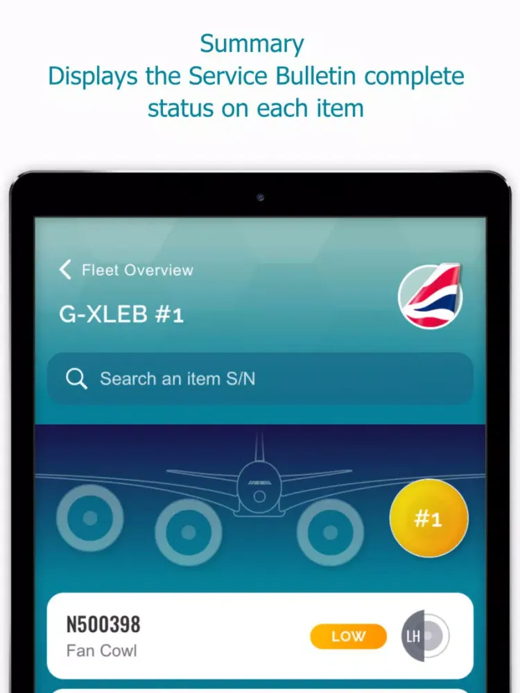 Capturas de tela do JetLife Safran Nacelles iPad 