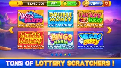 Zrzuty ekranu USA Lucky Lottery Scratchers