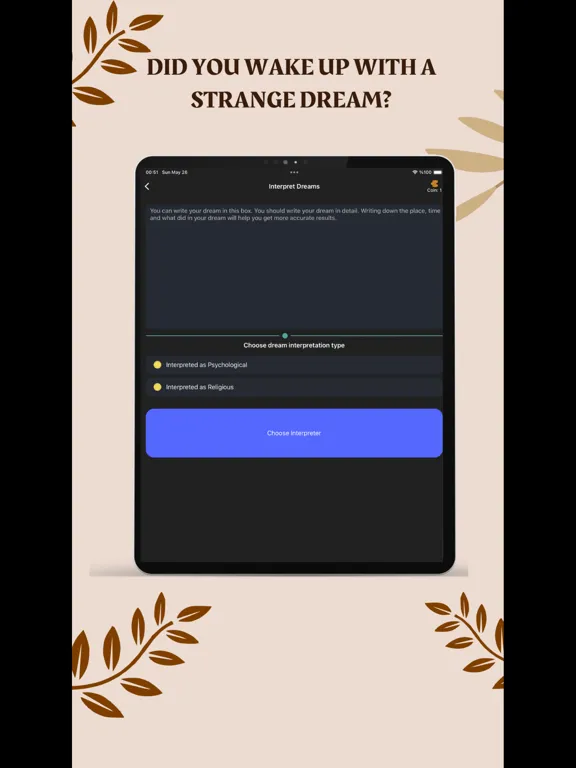 Dreamly iPad  স্ক্রিনশট
