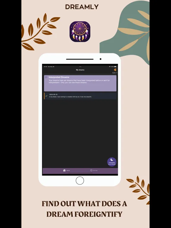 Dreamly iPad  স্ক্রিনশট