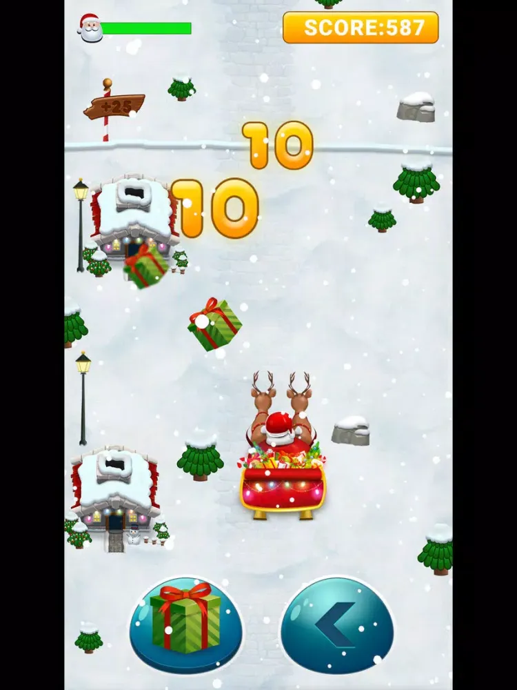 Capturas de pantalla de Santa Christmas Run- Xmas Game iPad 
