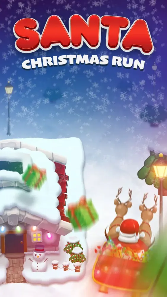 Capturas de pantalla de Santa Christmas Run- Xmas Game