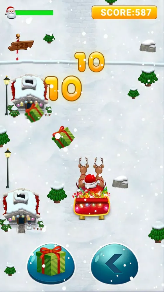 Capturas de pantalla de Santa Christmas Run- Xmas Game