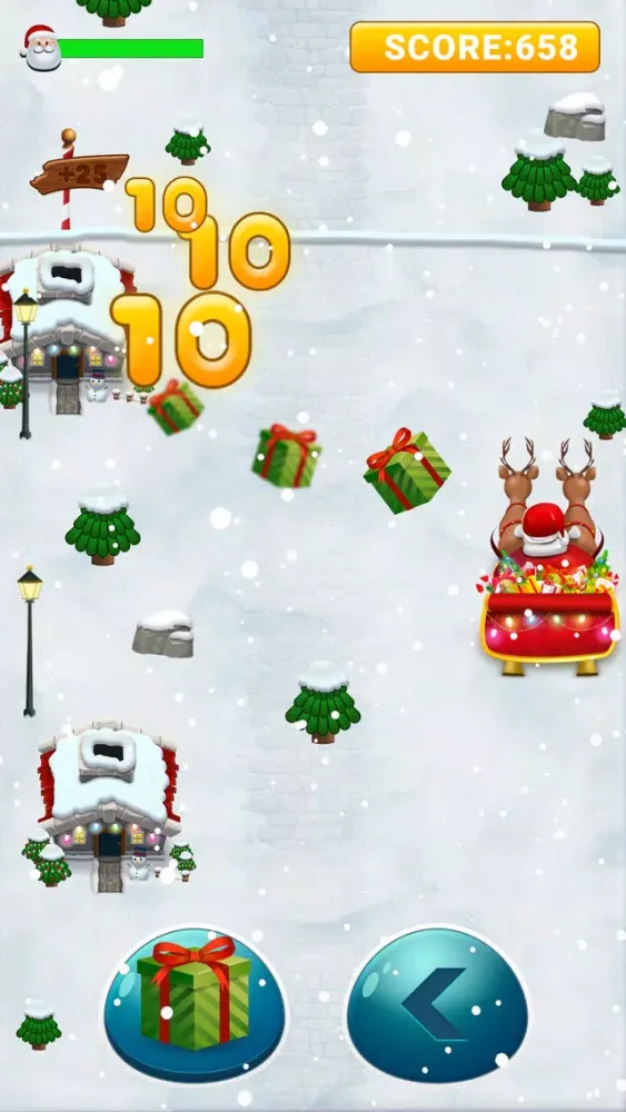 Capturas de pantalla de Santa Christmas Run- Xmas Game