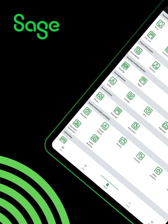 Скриншоты Sage Construction Management iPad 