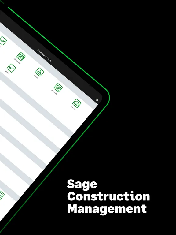 Скриншоты Sage Construction Management iPad 