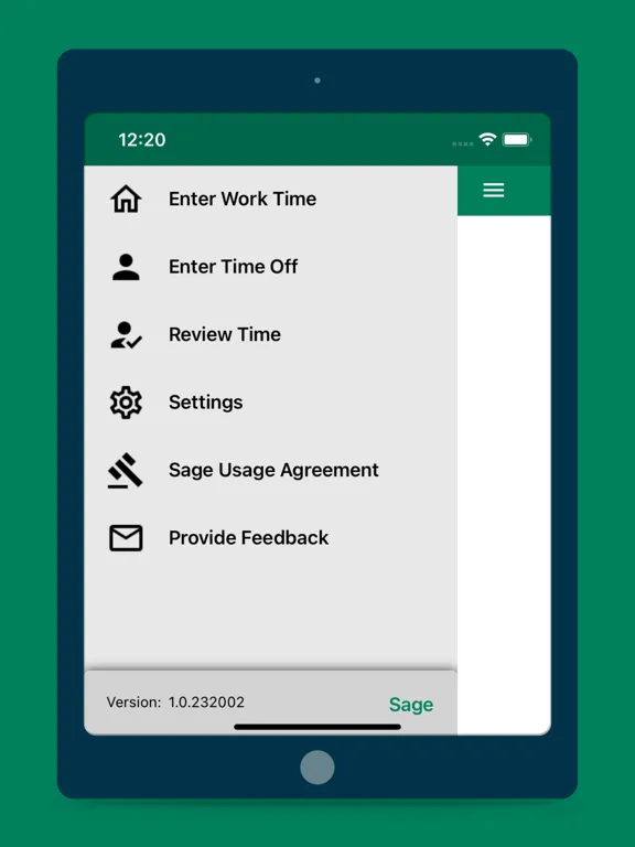 Sage 100 Contractor Time iPad  Screenshots