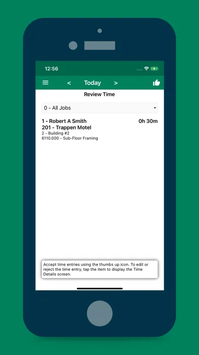 Sage 100 Contractor Time Screenshots