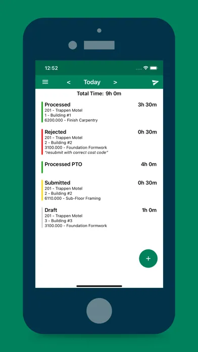 Sage 100 Contractor Time Screenshots
