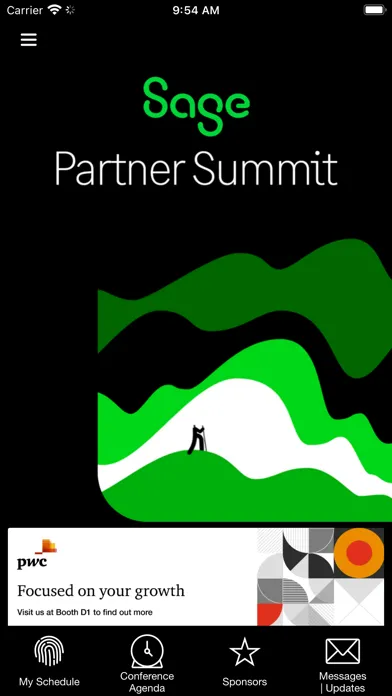 Capturas de pantalla de Sage Events Live