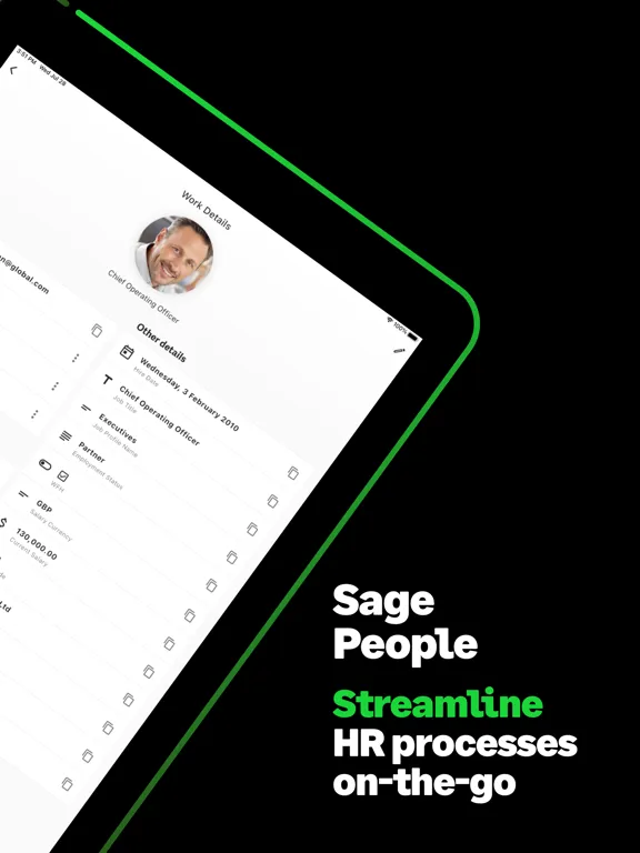Sage People iPad 应用截图