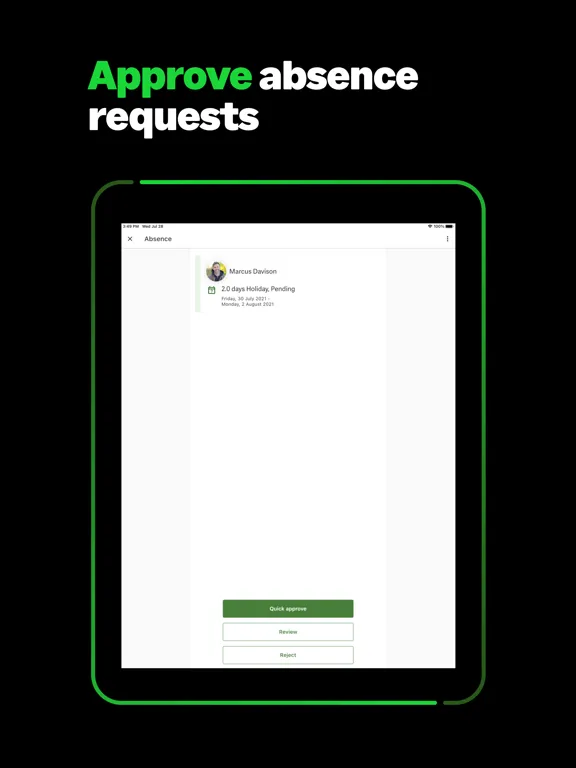 Sage People iPad 应用截图
