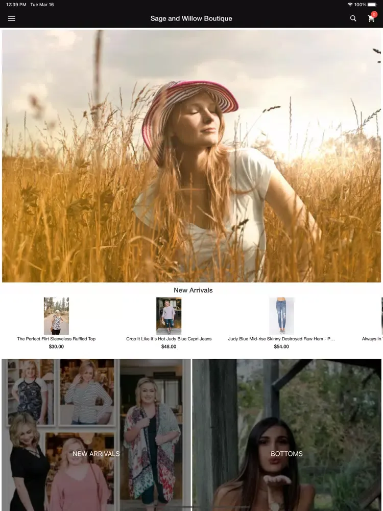 Captures d'écran de Sage and Willow Boutique iPad 