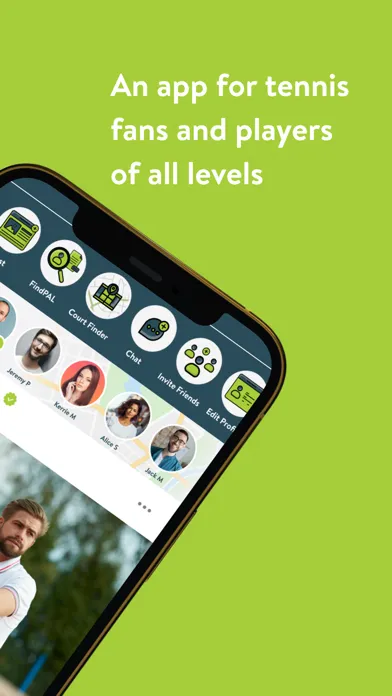 Captures d'écran de TennisPAL: Find Players Nearby