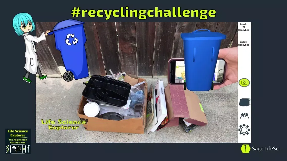 Captures d'écran de Life Science Explorer: AR Game
