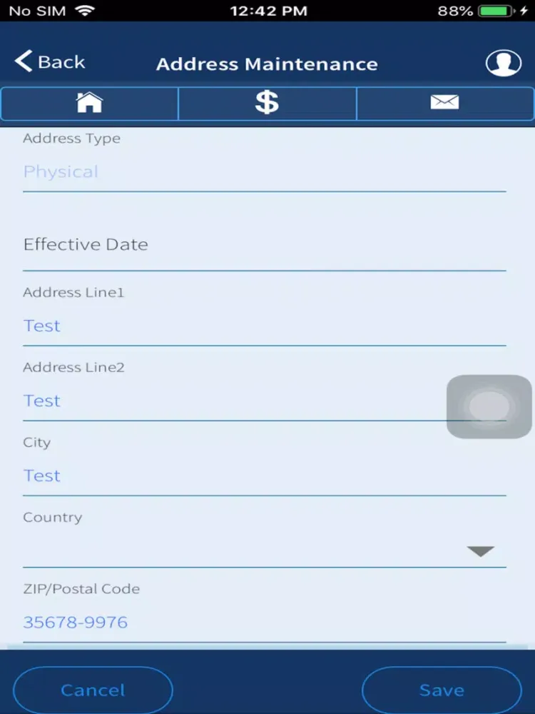 Скриншоты UI Employer iPad 