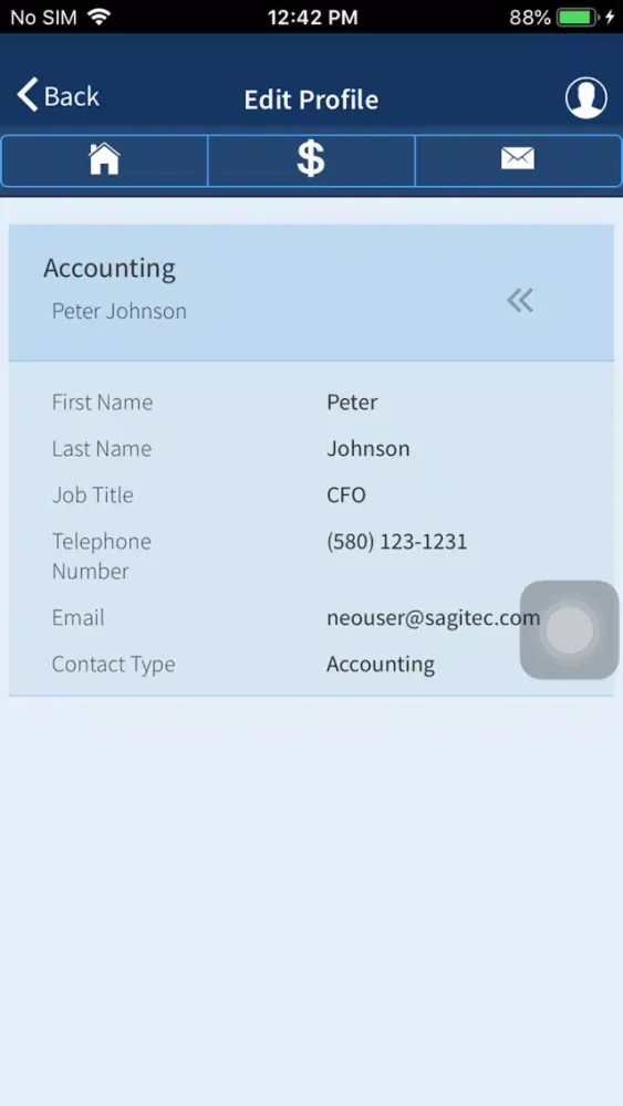 Скриншоты UI Employer