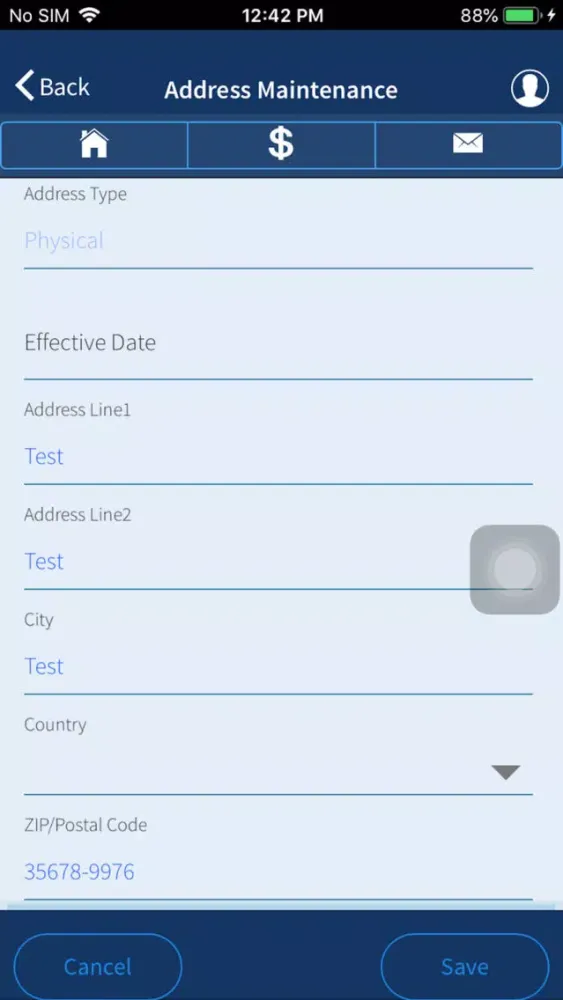 Скриншоты UI Employer