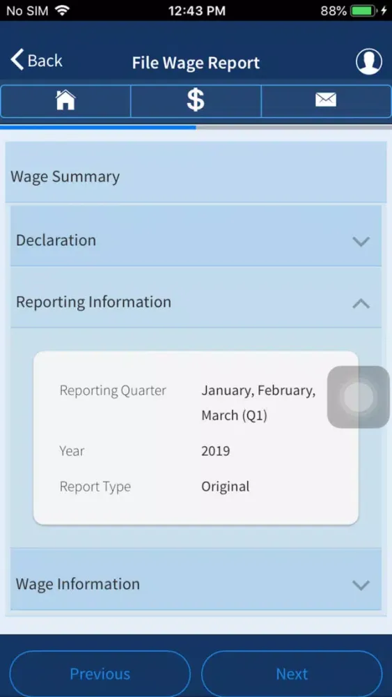 Скриншоты UI Employer