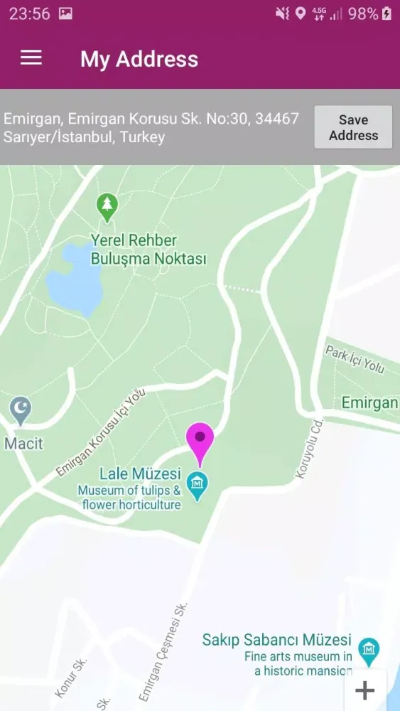 My Address سکرین شاٹس