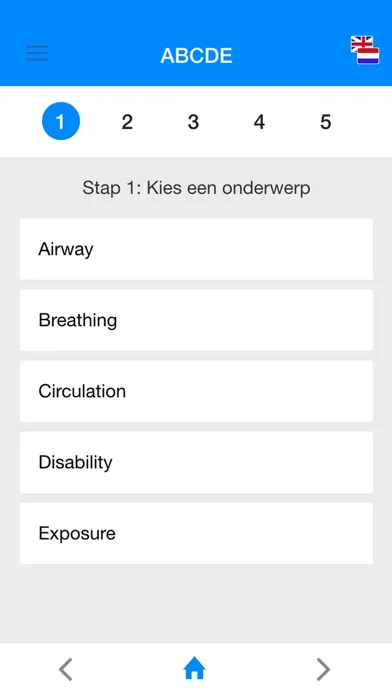 ABCDE app Screenshots