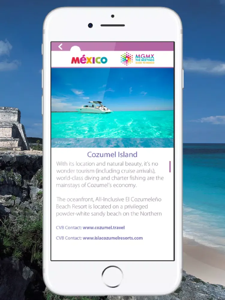 Capturas de tela do MGMX -Meetings Guide To Mexico iPad 