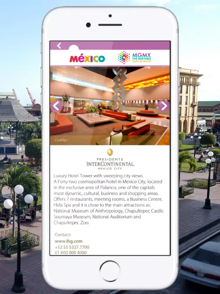 Capturas de tela do MGMX -Meetings Guide To Mexico iPad 