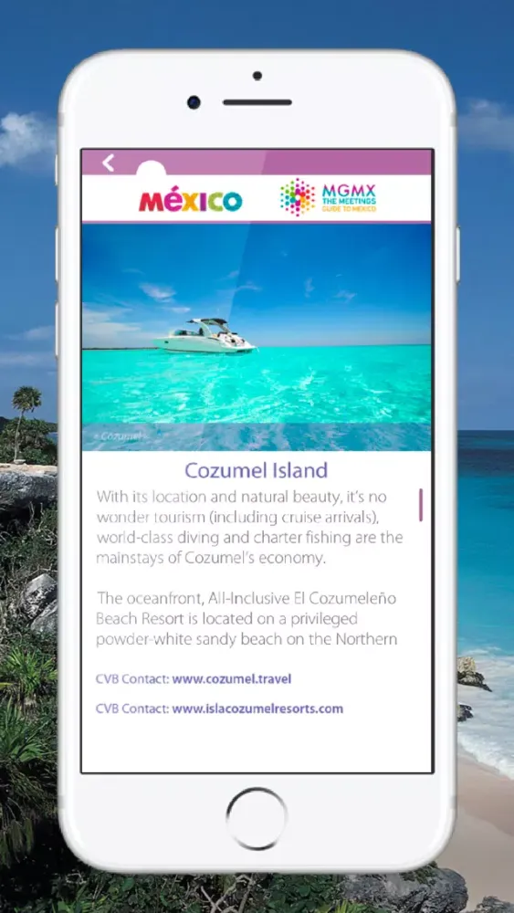 Capturas de tela do MGMX -Meetings Guide To Mexico