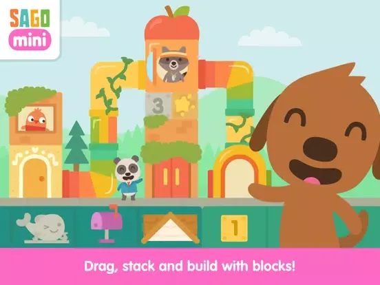 Ảnh chụp màn hình của Sago Mini Neighborhood Blocks iPad 