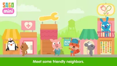 Ảnh chụp màn hình của Sago Mini Neighborhood Blocks