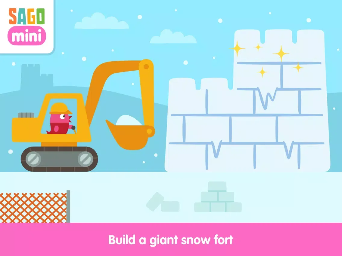 Sago Mini Holiday Trucks and Diggers iPad  Screenshots