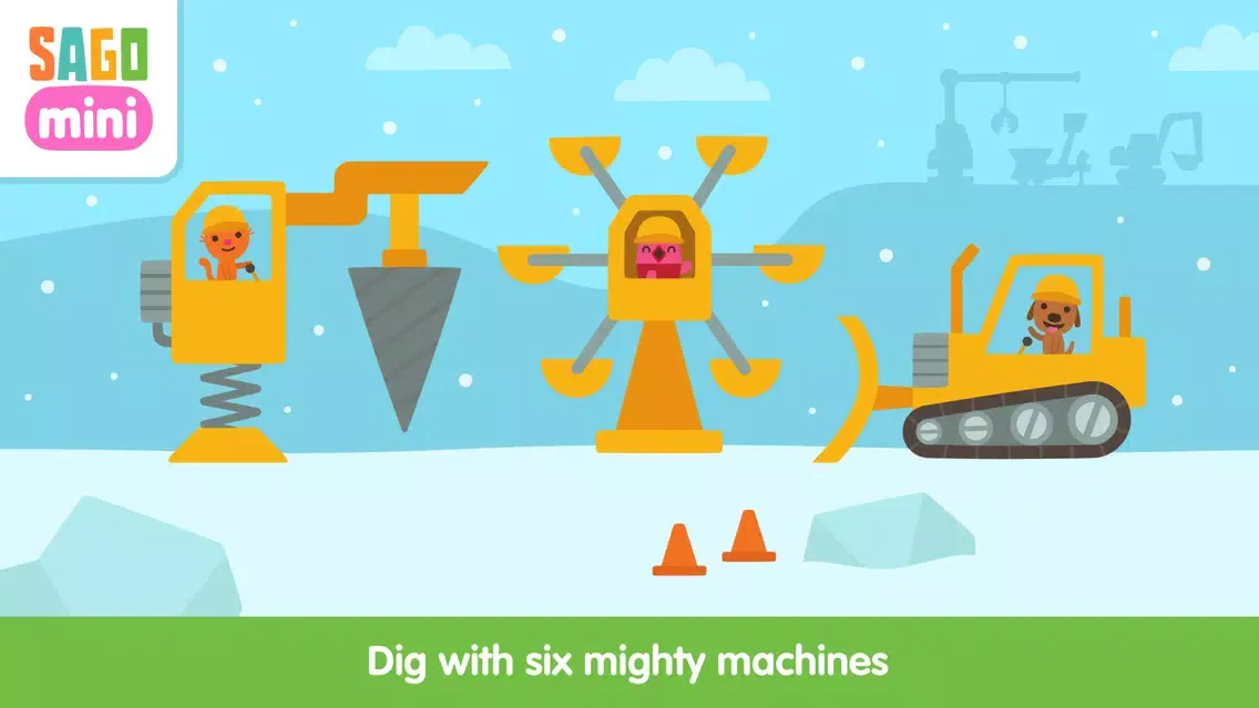 Sago Mini Holiday Trucks and Diggers Screenshots