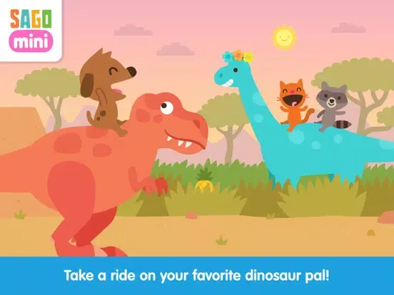 Ảnh chụp màn hình của Sago Mini Dinosaurs iPad 