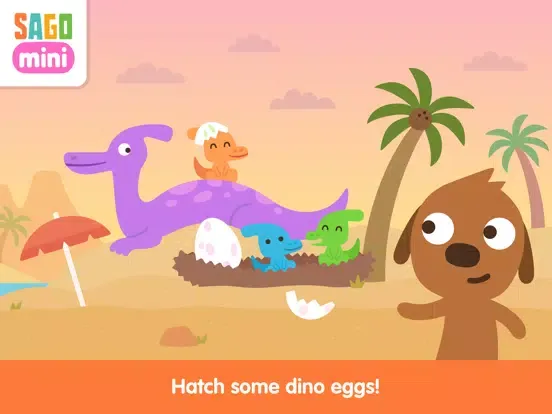 Ảnh chụp màn hình của Sago Mini Dinosaurs iPad 