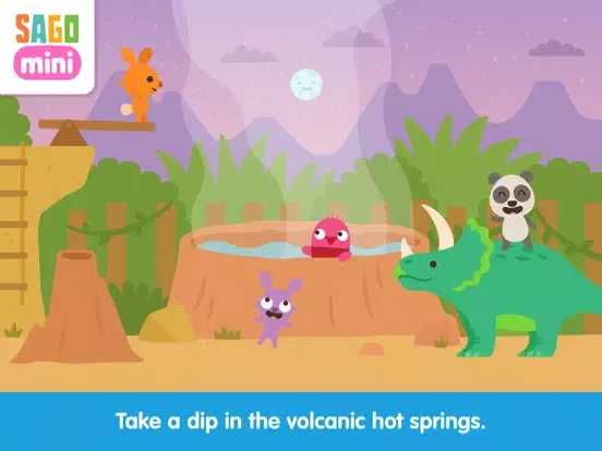Ảnh chụp màn hình của Sago Mini Dinosaurs iPad 
